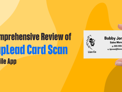 business card scan app - caplead blog header