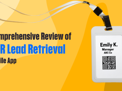 Blog Header - Badge with QR Code - GTR Lead Retrieval