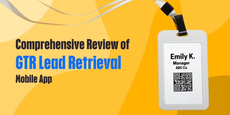 Blog Header - Badge with QR Code - GTR Lead Retrieval